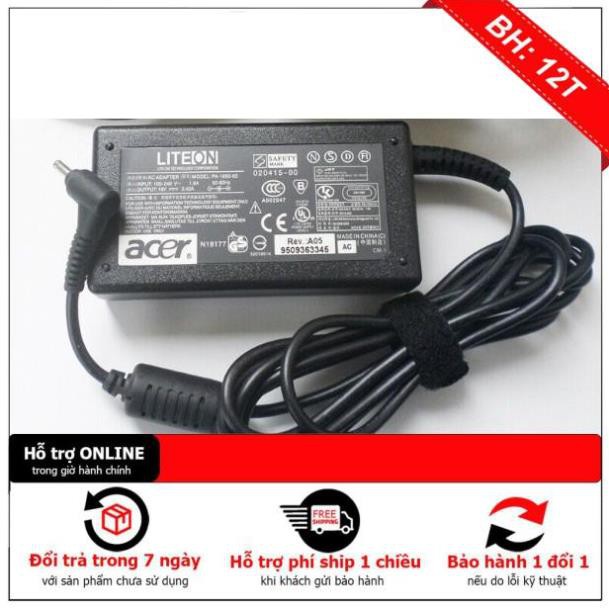 [BH12TH] Sac Laptop Acer 19V - 3.42A, Đầu Nhỏ, Size 3.0mmX1.1mm ZIN