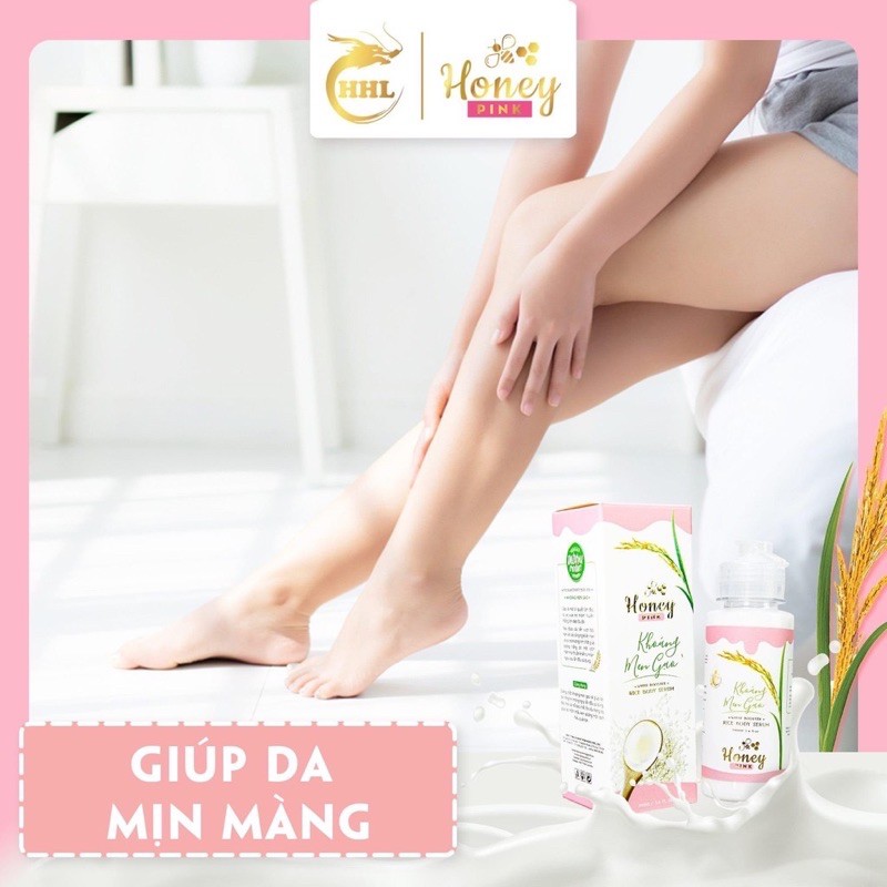 Ủ trắng khoáng men gạo Honey pink. | BigBuy360 - bigbuy360.vn