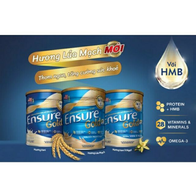 Sữa Ensure Gold hương Vani 850g