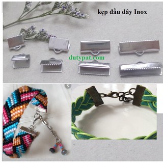 2 kẹp răng (trơn) inox không rỉ đủ size 8-10-13-15-20mm