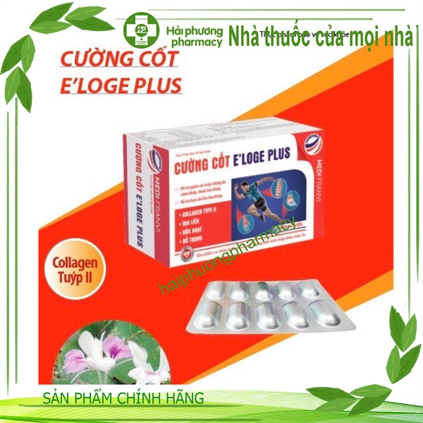 Cường cốt Éloge hỗ trợ cứng cáp xương cốt, giảm đau dây thần kinh tọa và đau mỏi vai gáy