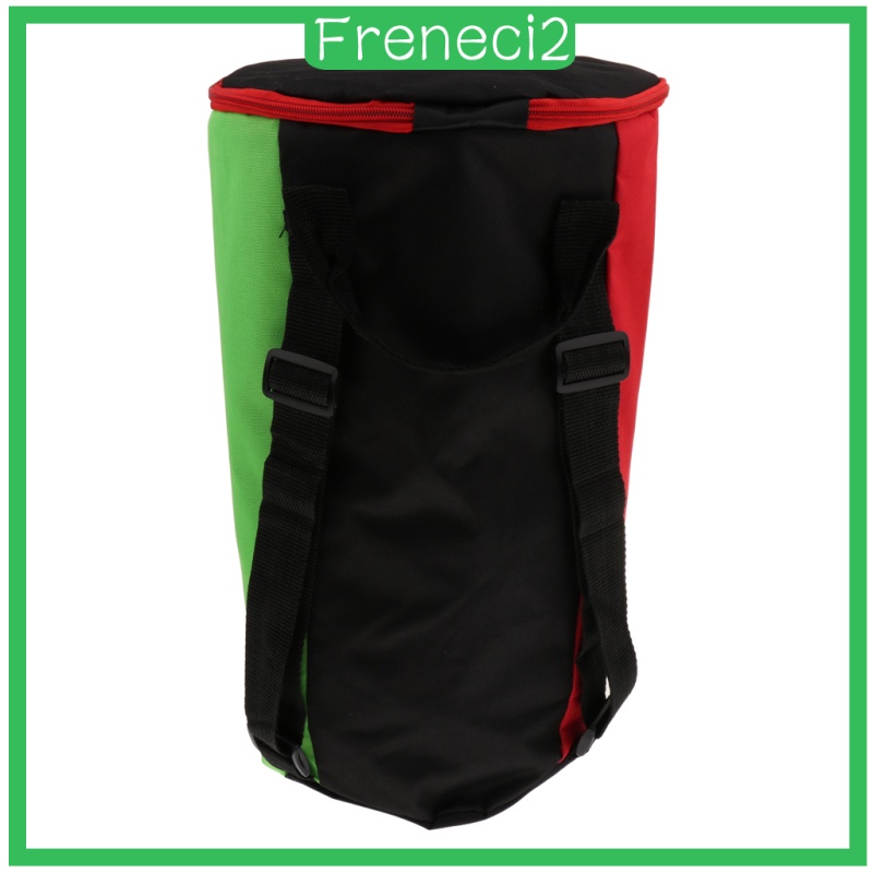 [FRENECI2] Multicolor Djembe African Drum Gig Bag Case with Shoulder Strap 8inch