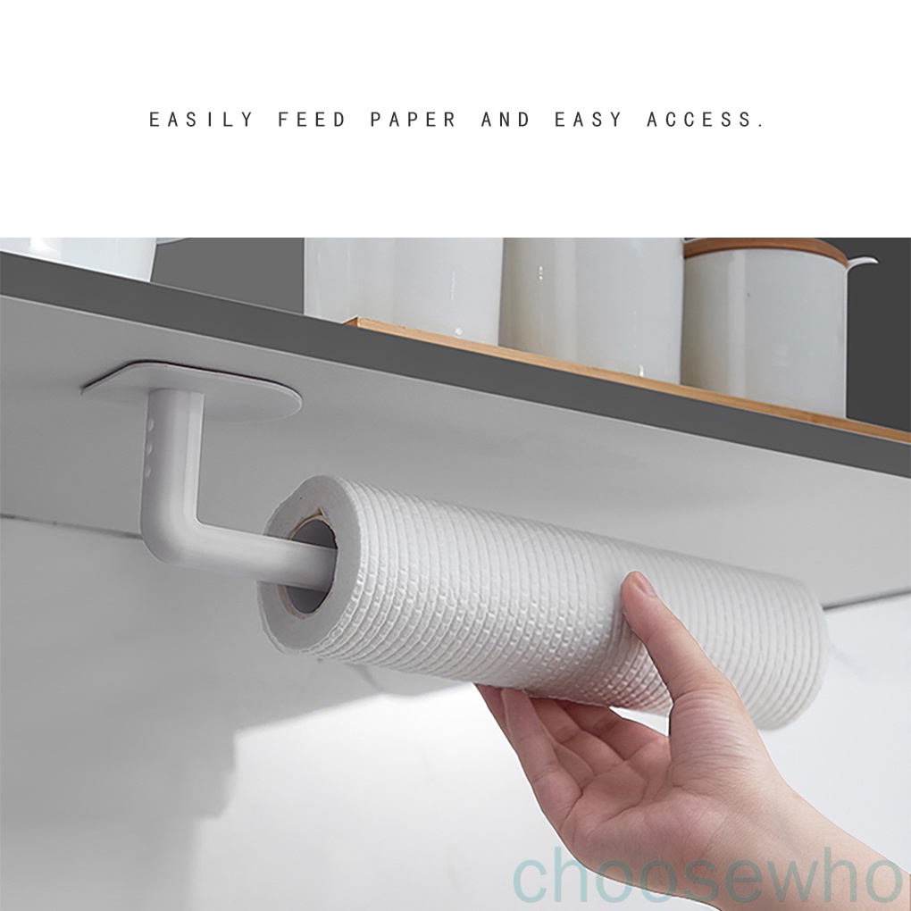 Giá đỡ cuộn khăn giấy vệ sinh tự dính tiện dụng cho phòng tắm