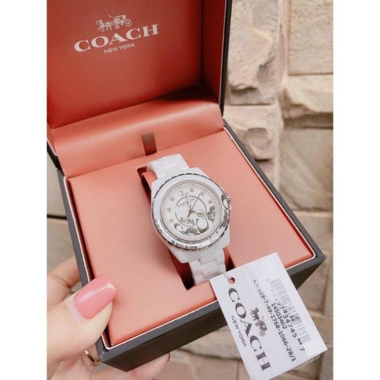 (Sale) Sale Đồng hồ nữ đá Ceramic Coach (có hình thật)