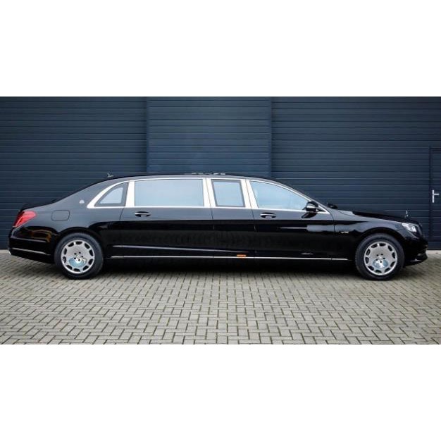 [freeship]] Xe mô hình Mercedes Maybach S600 Pullman tỉ lệ 1:32, cấu tạo kim loại, dùng pin, có âm thanh, ánh sáng