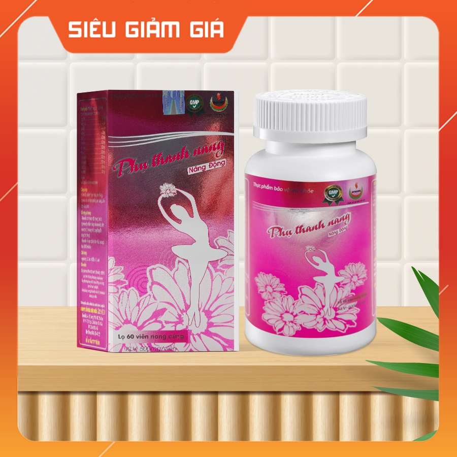 Tạm biệt rối loạn kinh nguyệt, huyết trắng, khí hư PHỤ THANH NANG  Hộp 50viên và Lọ 60viên