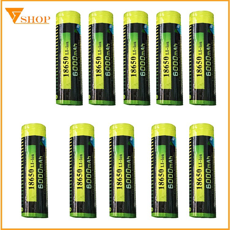 1 viên pin sạc 18650 Akasha 4.2V 6000mAh