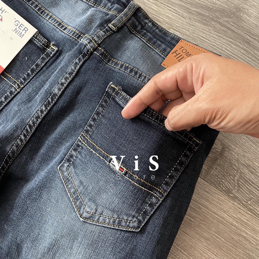 QUẦN JEANS NỮ SLIM MÀU XANH