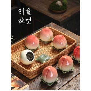 Hũ đựng trà quả đào