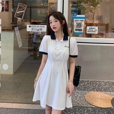 Váy Thun Polo Cosmos Basic 💙 HD Clothings 💙 Đầm cộc tay cổ bẻ đuôi cá, thiết kế đơn giản, kiểu dáng trẻ trung, nâng động