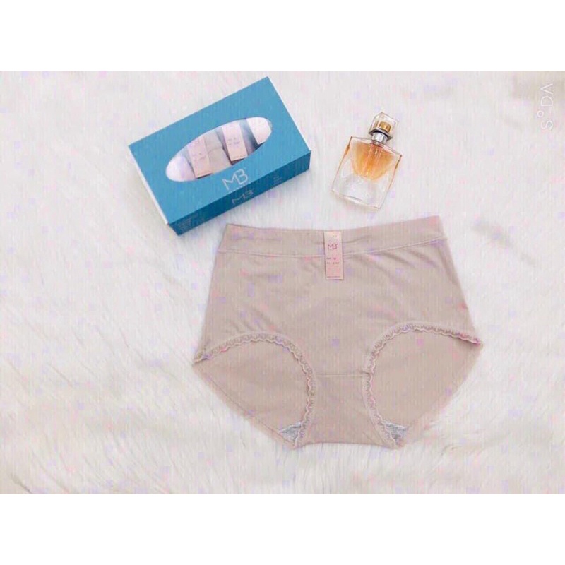 Sale combo 4c quần lót nữ MB cotton kháng khuẩn cạp cao phom to