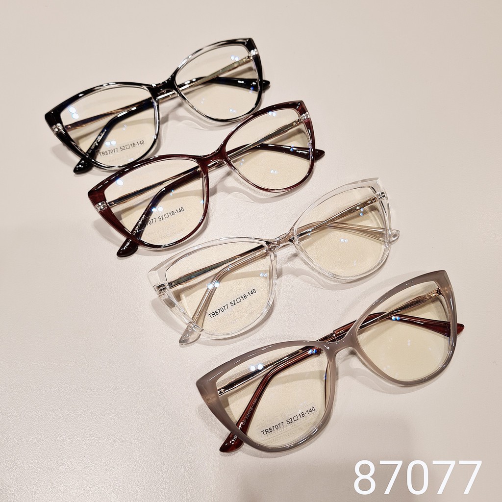 Gọng kính cận nam nữ LILYEYEWEAR mắt mèo nhựa cao cấp nịnh mặt sang chảnh 87077 | BigBuy360 - bigbuy360.vn