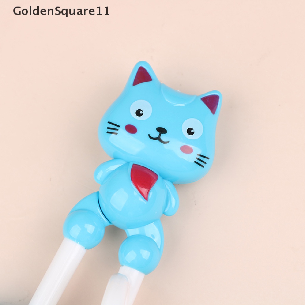1 Đôi Đũa Nhựa Hình Hoạt Hình Cho Bé Tập Ăn GoldenSquare11