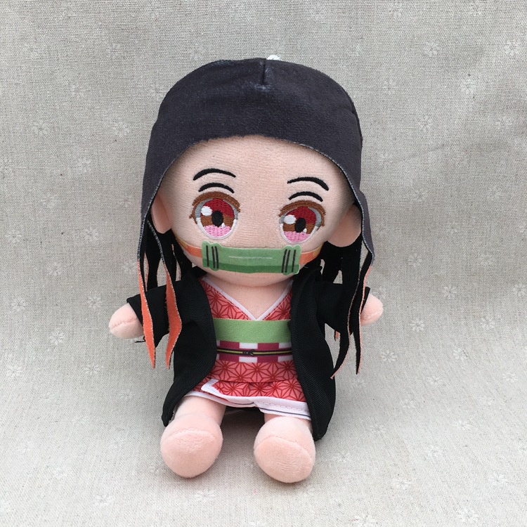 Cute 20cm Anime Demon Slayer Kimetsu No Yaiba Soft Plush Doll Stuffed Kids Toy Gift