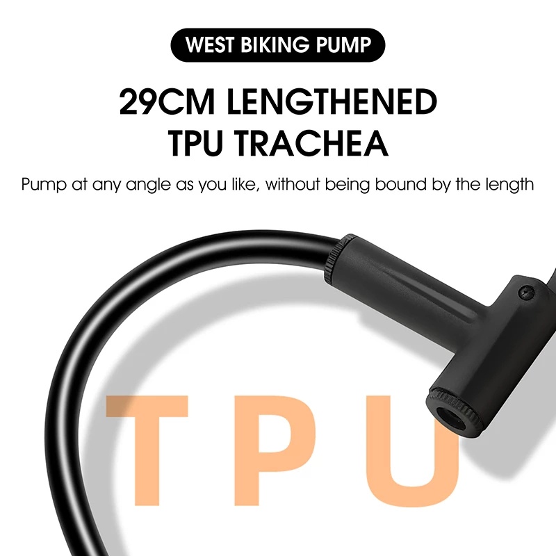 Ống Bơm Xe Đạp Mini Presta &amp; Schrader Thiết Kế Nhỏ Gọn Tiện Lợi
