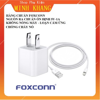 [Sale Off 30%] Bộ Củ Cáp Sạc Iphone A21 & Cáp Foxconn 5ic - Hàng Chuẩn Cao Cấp - Chống Cháy Nổ - Loạn Cảm Ứng