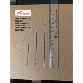 Kim khâu xỏ lỗ khâu thân giày, ví, dây lưng, bạt các kích cỡ