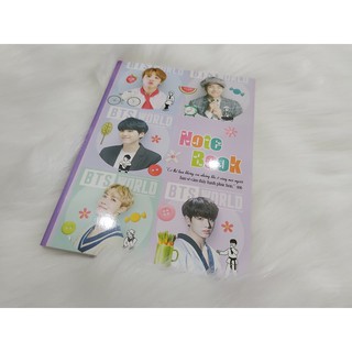[ Hàng Có Sẵn ] Note Book BTS