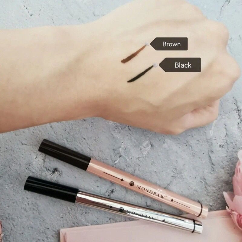 MONDRAW Kẻ mắt nước bền màu, không trôi do các tác động của nước hay mồ hôi