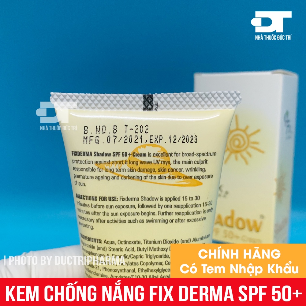 Kem Chống Nắng FixDerma Shadow Cream SPF 50+/ SPF 30+ 75g