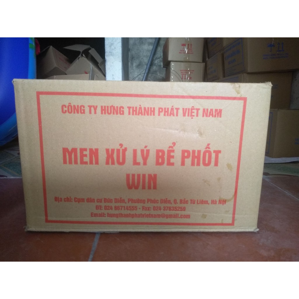 Men Xử Lý Bể Phốt Win - Bột Thông Bồn Cầu - Khử Mùi Hôi - Phòng Tắc Nghẽn Hầm Cầu - Vĩnh Viễn Không Phải Hút Bể Phốt