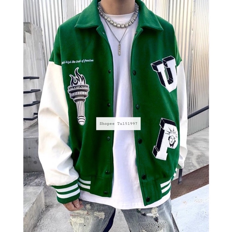 ÁO VARSITY JACKER BOMBER UNDERTRAP - BOMBER NỈ PE LÓT BÔNG SIÊU ẤM
