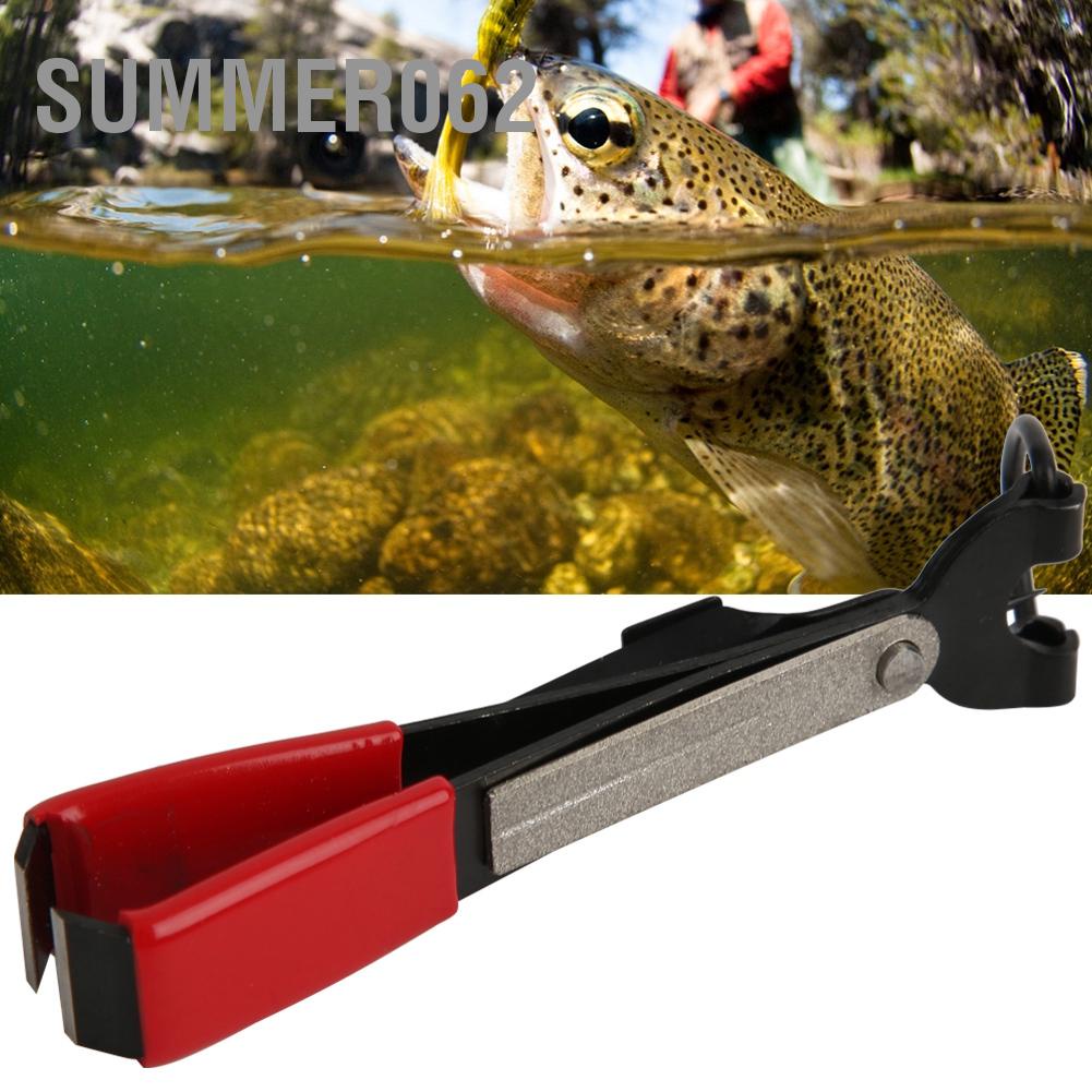 Summer062 Kim loại Máy cắt dây câu cá Fly R buộc Dây Clipper Kềm cắt nhanh Dụng cụ thắt nút nhanh Dây buộc móng tay Knotter Tackle Phụ kiện