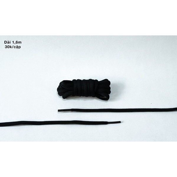 Dây Giày Thể Thao Sneaker Nike, Màu Oval Đen Chính Hãng