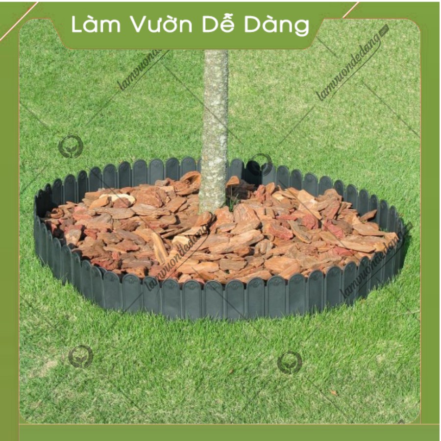 HÀNG RÀO VIỀN VƯỜN (DÀI 3M)- Dùng để viền tấn đất cát, giữ đất cát cố định bảo vệ cây.