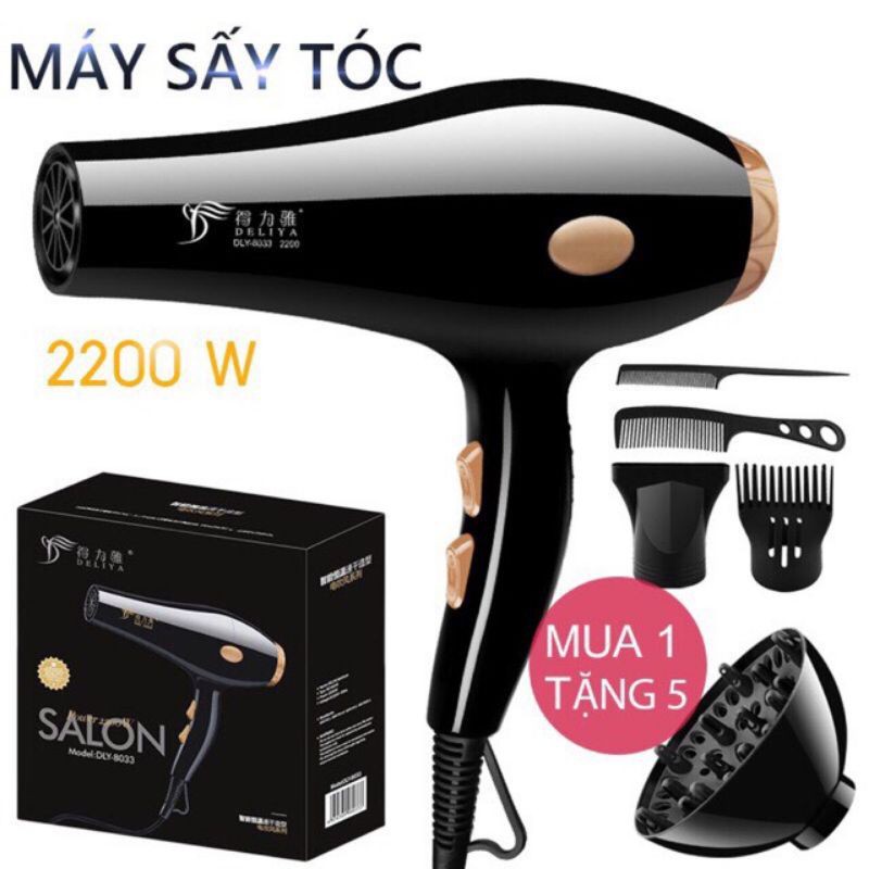 MÁY SẤY TẠO KIỂU TÓC CÓ ÁNH SÁNG ION XANH