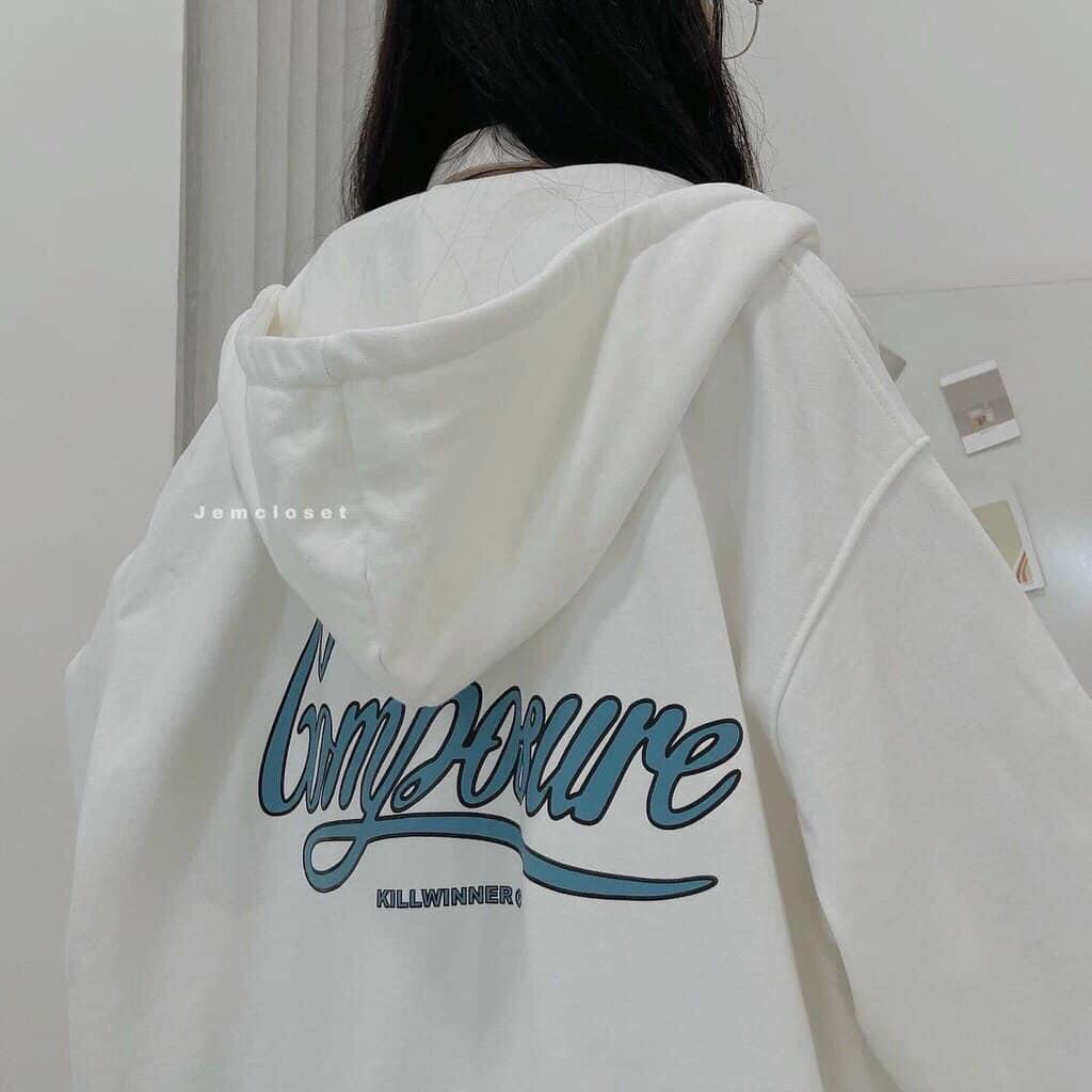 Áo HOODIE Nam Nữ Trơn Vải Nỉ KillWinner Phom Rộng UNISEX - Kim Dung Fashion Store