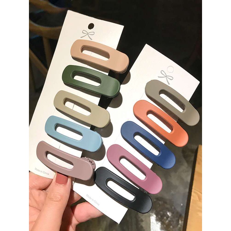 Kẹp mái to nhiều kiểu màu sơn lì cho bạn gái phong cách hàn Quốc - Selenshop