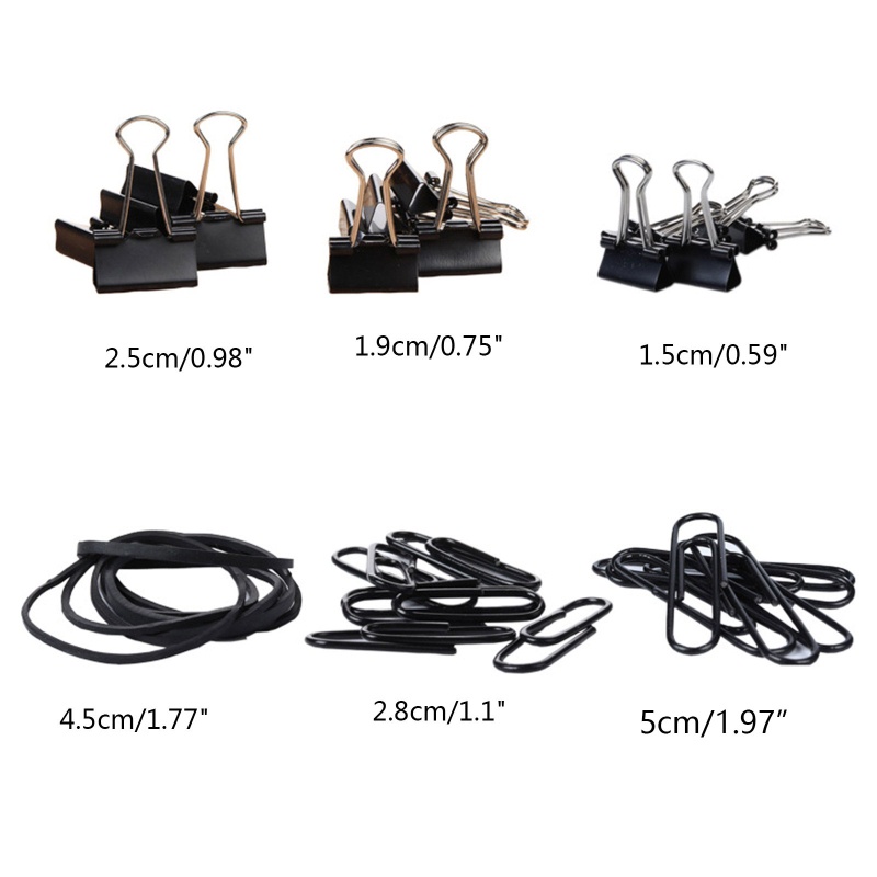 Hộp 240 Kẹp Giấy Đuôi Dài Bằng Kim Loại