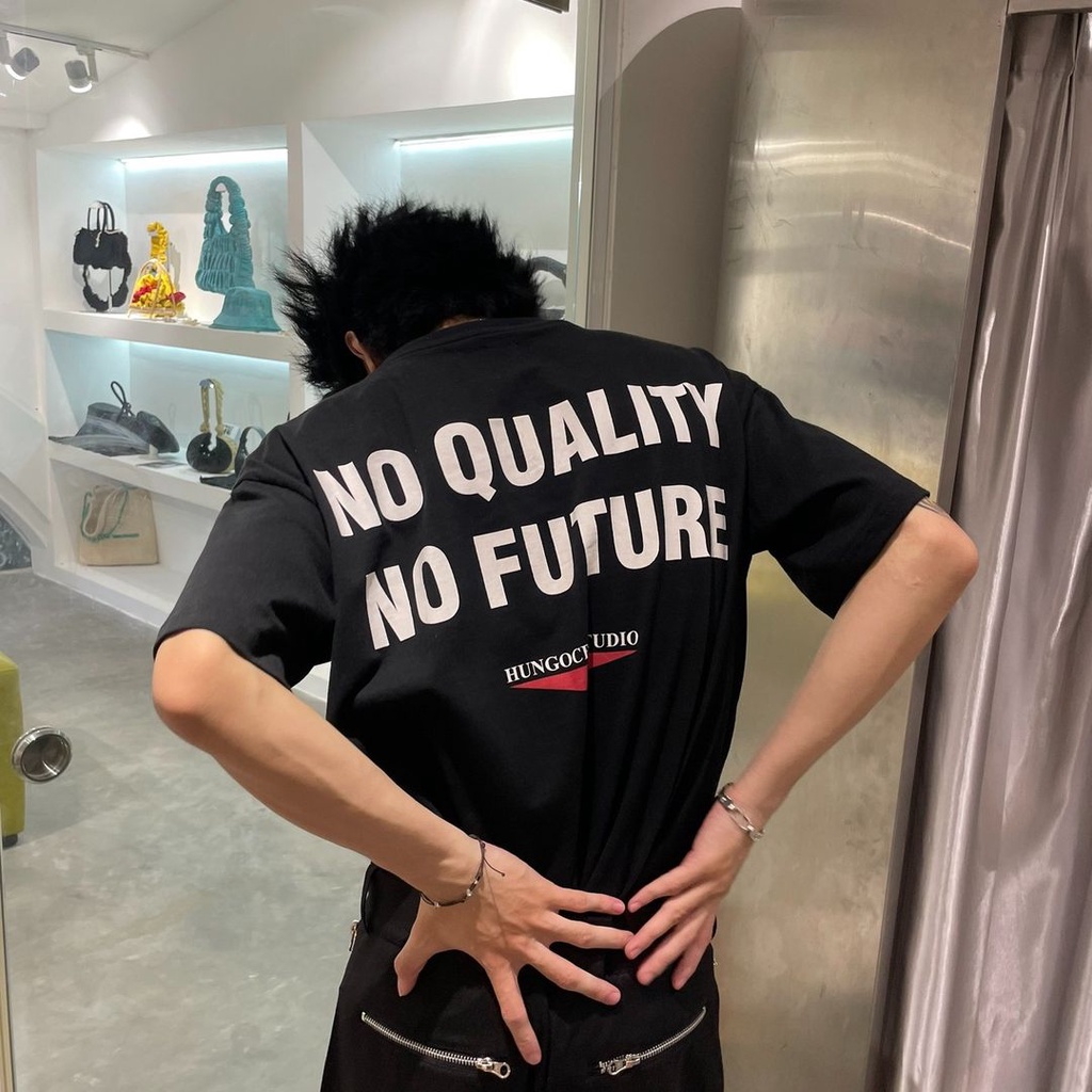 Aó Thun Form Boxy - NQNF Tee - HUNGOCB STUDIO