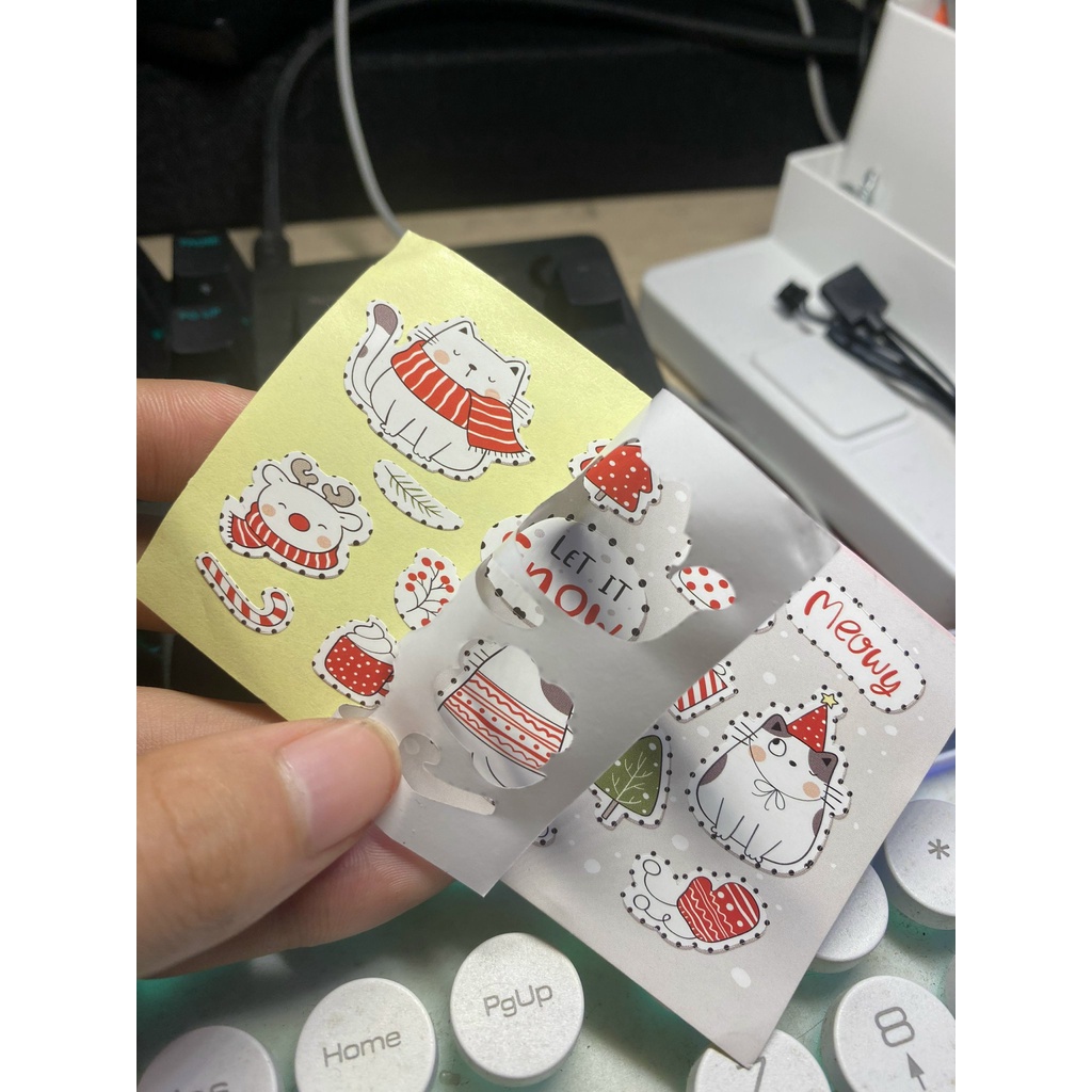 Set Sticker hình dán siêu đẹp- trang trí điện thoại -máy tính-tai nghe