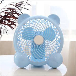 Quạt để bàn mini đầu usb dễ thương