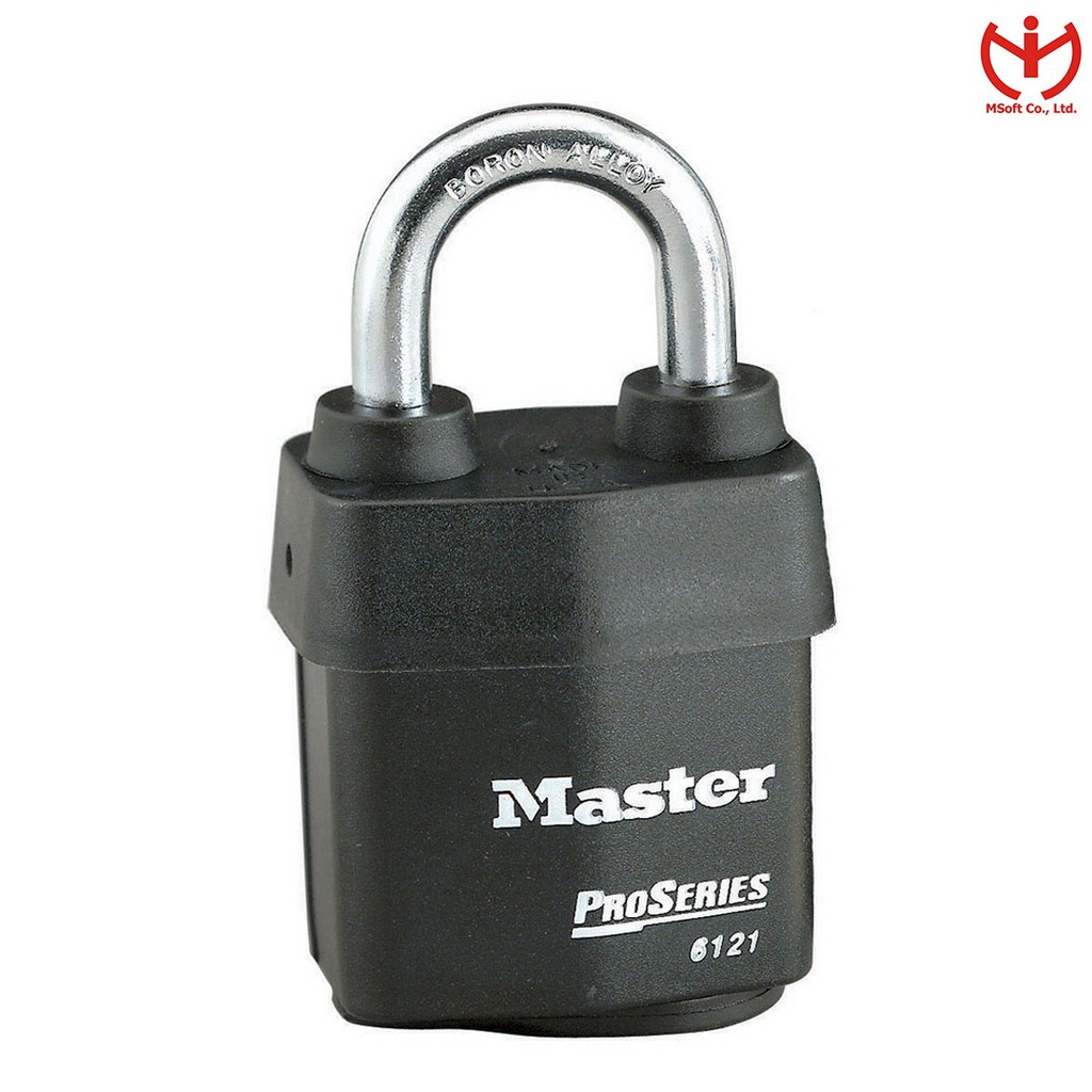 [Hỏa tốc HCM] Ổ khóa thép Master Lock 6121 D rộng 54mm dòng ProSeries - MSOFT