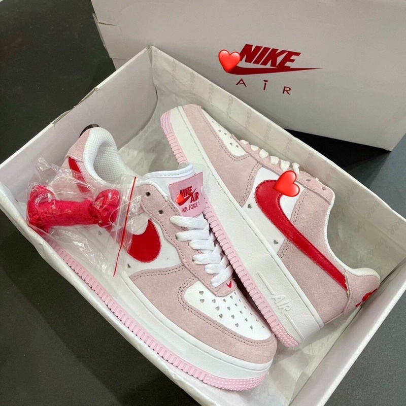 GIÀY THỂ THAO SNEAKER AIR FORCE ONE VALENTINE .GIÀY THỂ THAO AF1 TIM