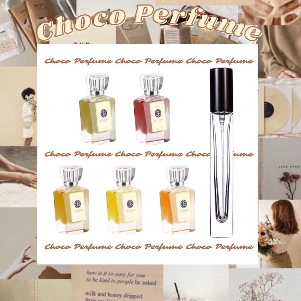 Nước hoa dùng thử Thai Perfume Butterfly 5ml/10ml/20ml "𝒞𝒽𝑜𝒸𝑜 𝒫𝑒𝓇𝒻𝓊𝓂𝑒"