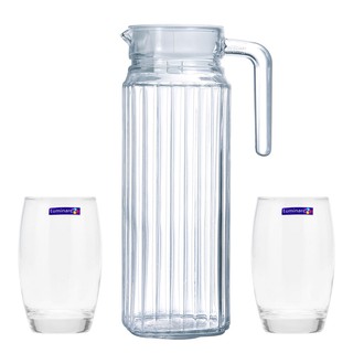 Bộ bình 1.1L kèm 2 ly thủy tinh