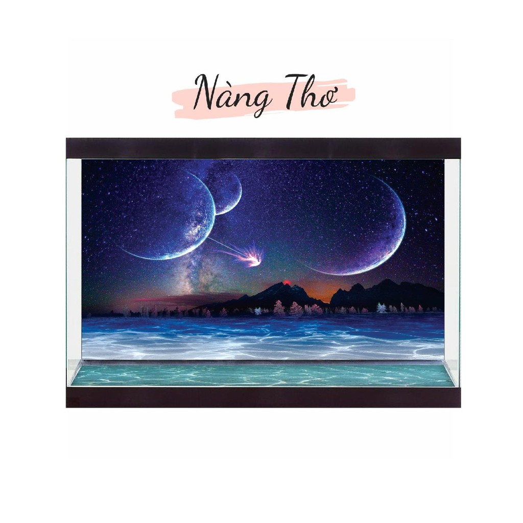 TRANH MẶT TRĂNG DÁN HỒ CÁ NHIỀU KÍCH THƯỚC_THIẾT KẾ NÀNG THƠ
