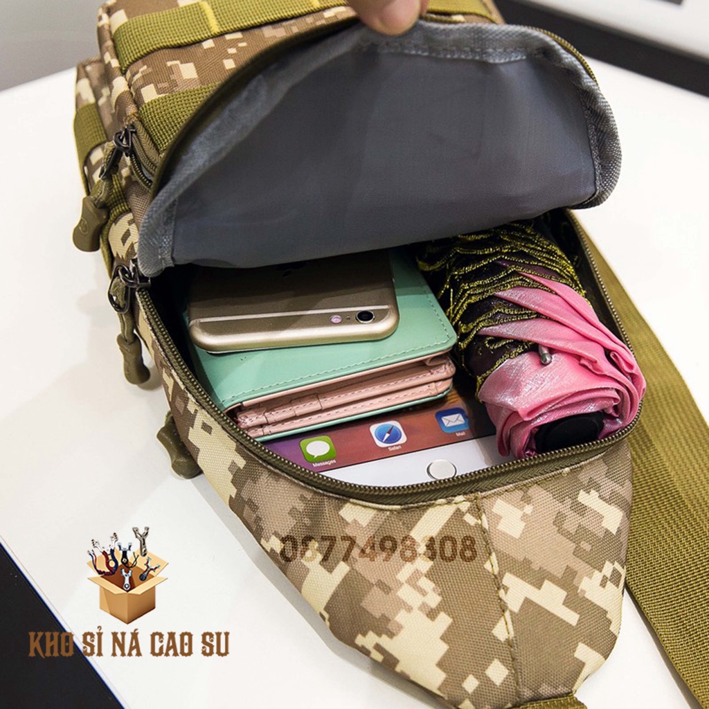 [Sale sốc] Túi đeo chéo thể thao rằn ri - Balo sử dụng tiện lợi đựng được nhiều đồ