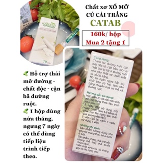 Chất xơ sổ mỡ Củ Cải Trắng Catab