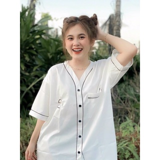 Áo sơ mi phối viền