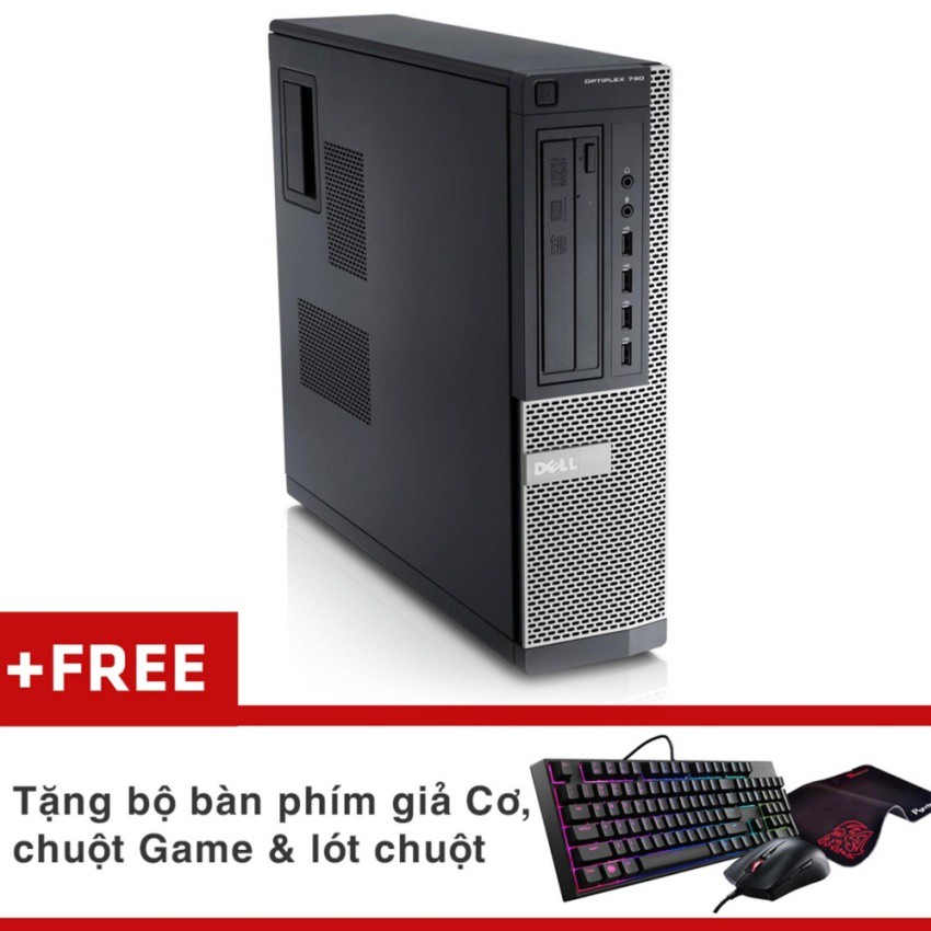 Máy tính Văn Phòng DELL OPTIPLEX 790 DT (Core i7 2600, Ram 8GB, HDD 1TB) + Quà Tặng - Hàng Nhập Khẩu
