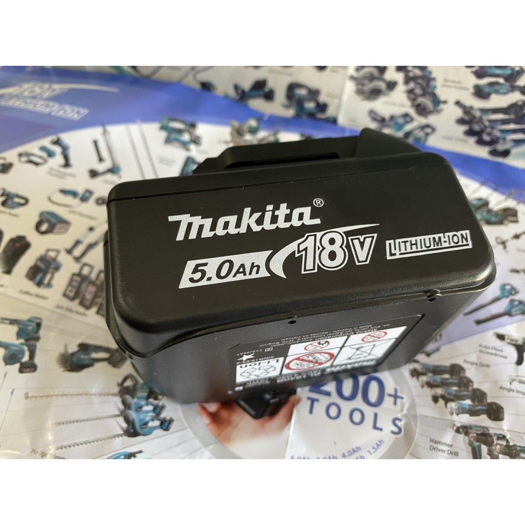 BN. Pin makita 18v 5s 2p sạc adapter có báo pin , phân loại 4ah, 5ah, 6ah tùy chọn.