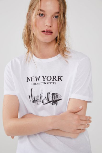 Áo chữ zara newyork