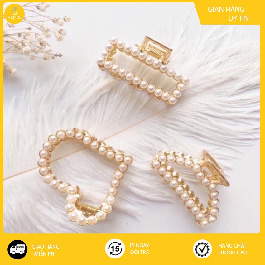 Set 3 kẹp tóc Hàn quốc đính đá siêu xinh