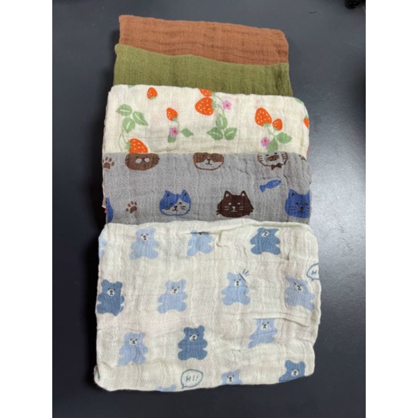 Set 5 Khăn xô Khăn Quấn PIPPI 70×70cm CM xuất Đan Mạch