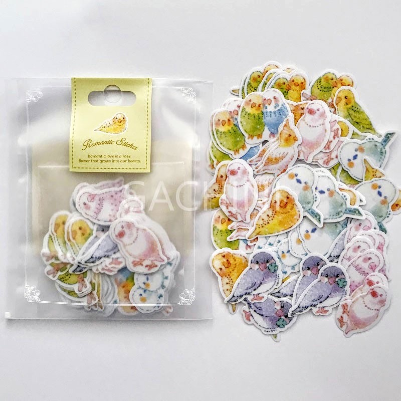 [ GIFT ] Set 4 sticker đáng yêu dán máy tính, điện thoại, vali